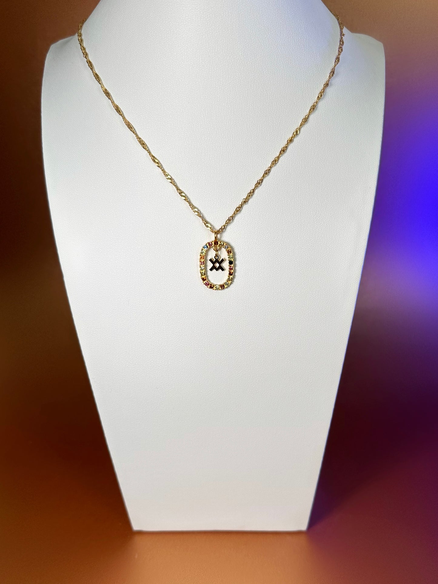 Collier Astro charm
