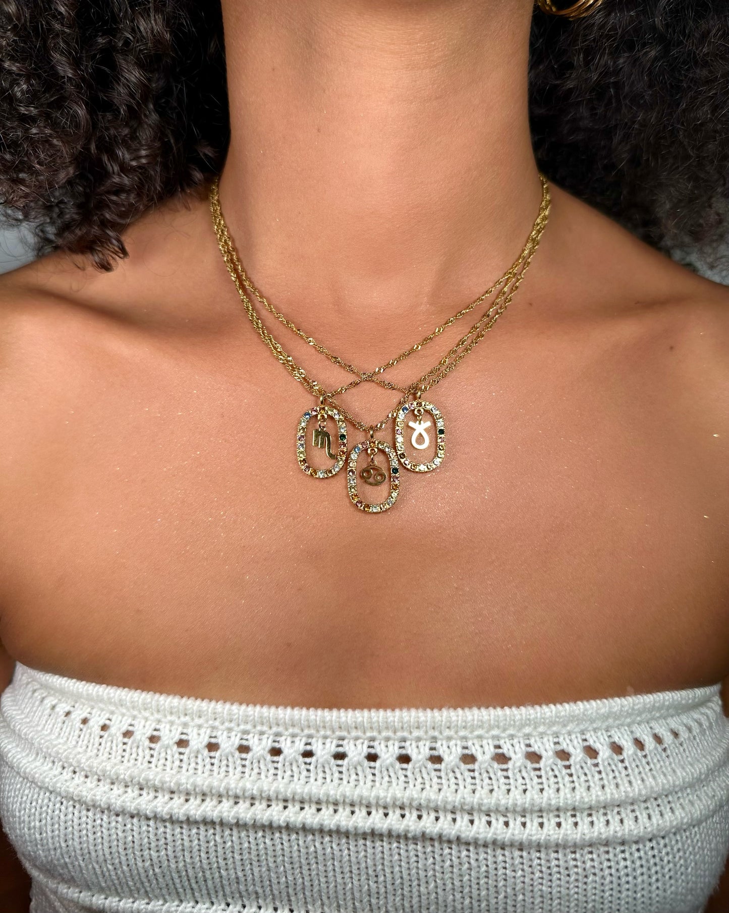 Collier Astro charm