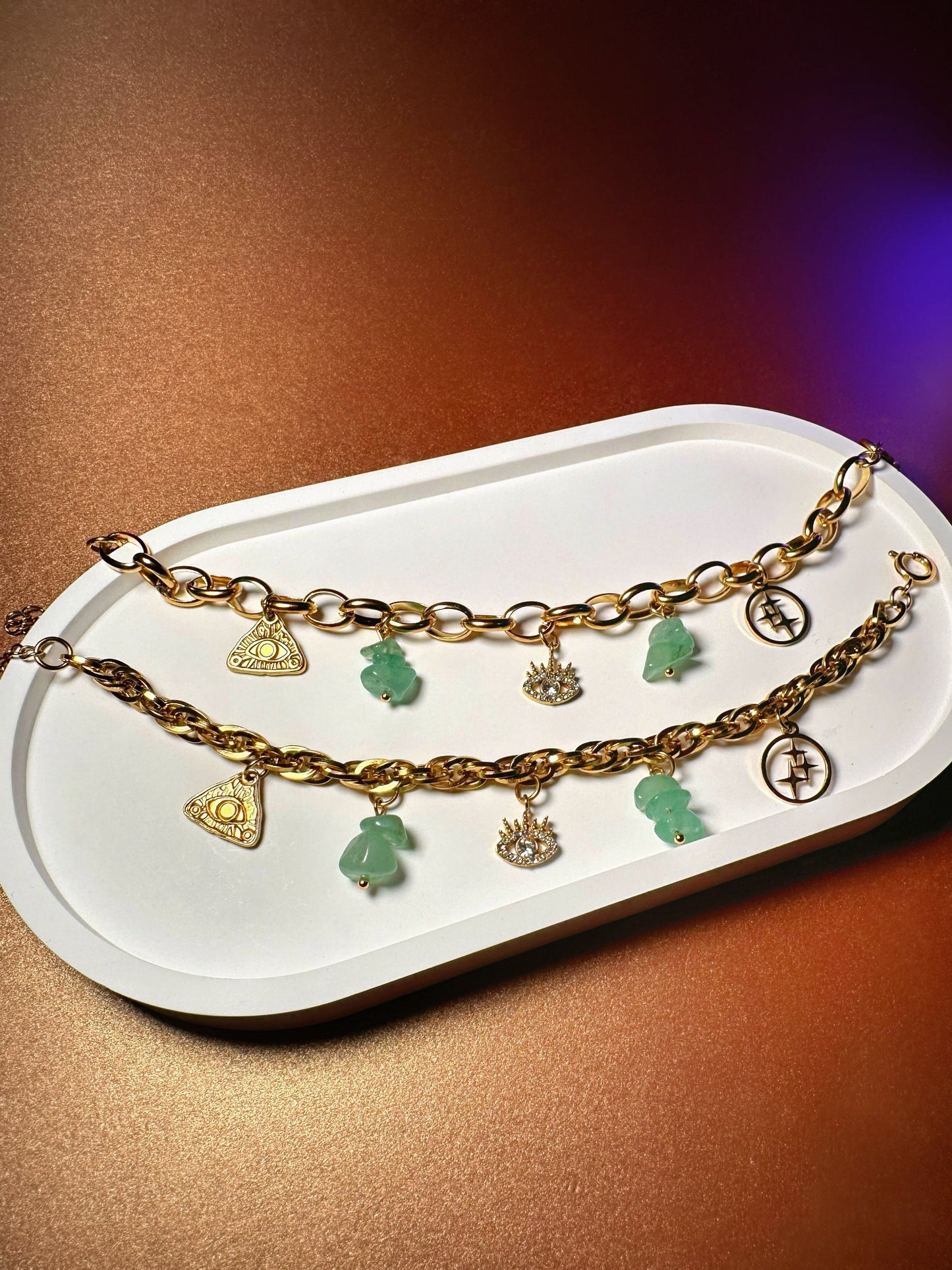 Bracelet Charm _ aventurine