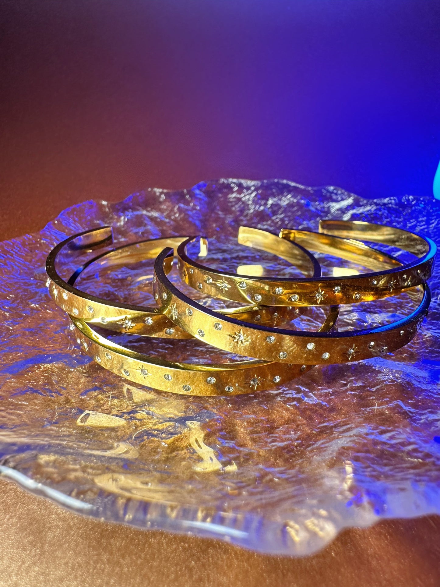 Bracelet jonc Céleste